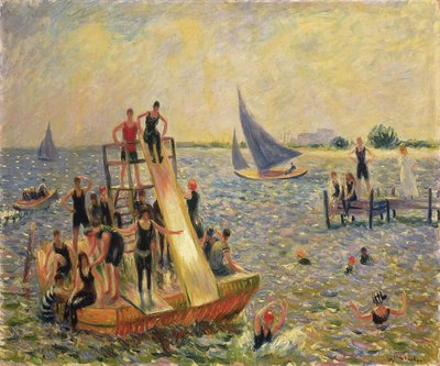 The Float, or The Raft by William James Glackens